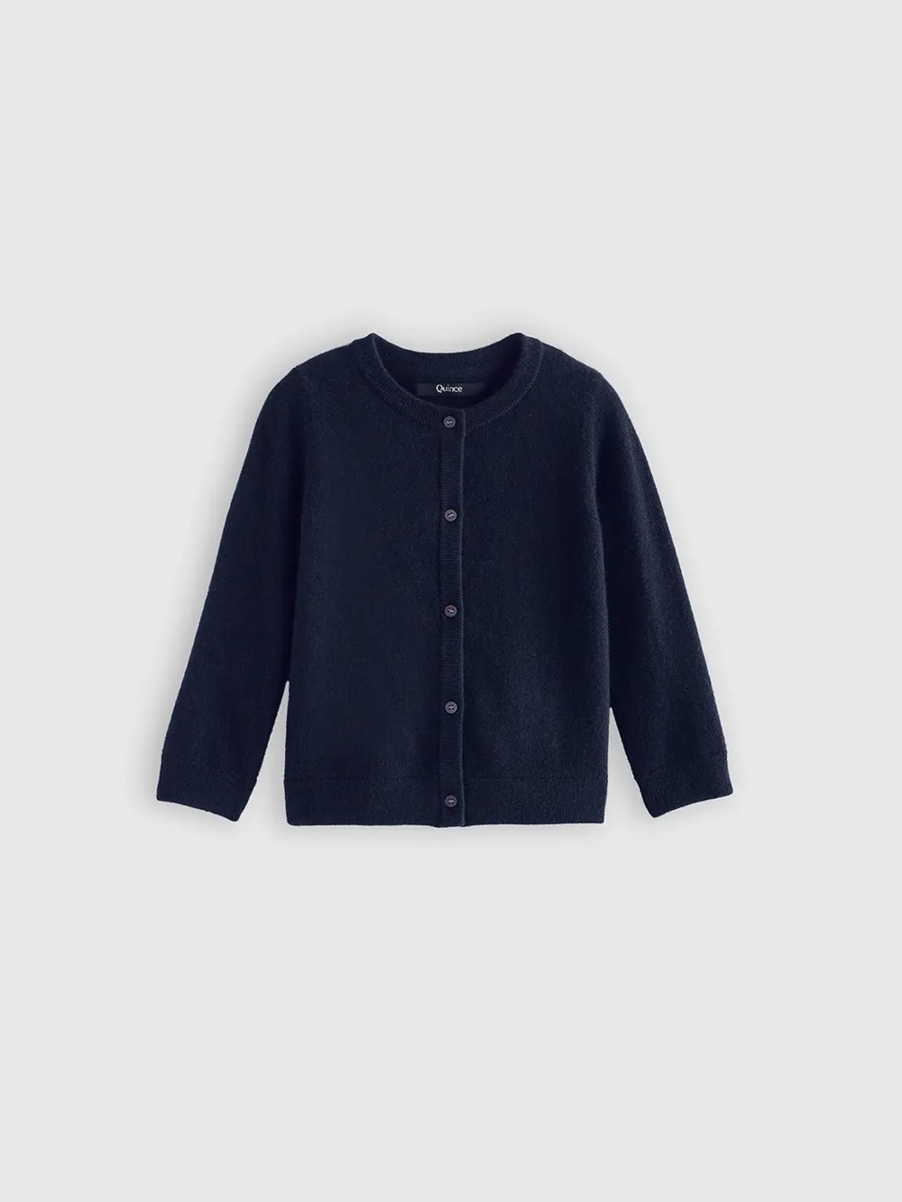 NWT QUINCE Washable Cashmere Cardigan 3-6 Months True Navy 8515